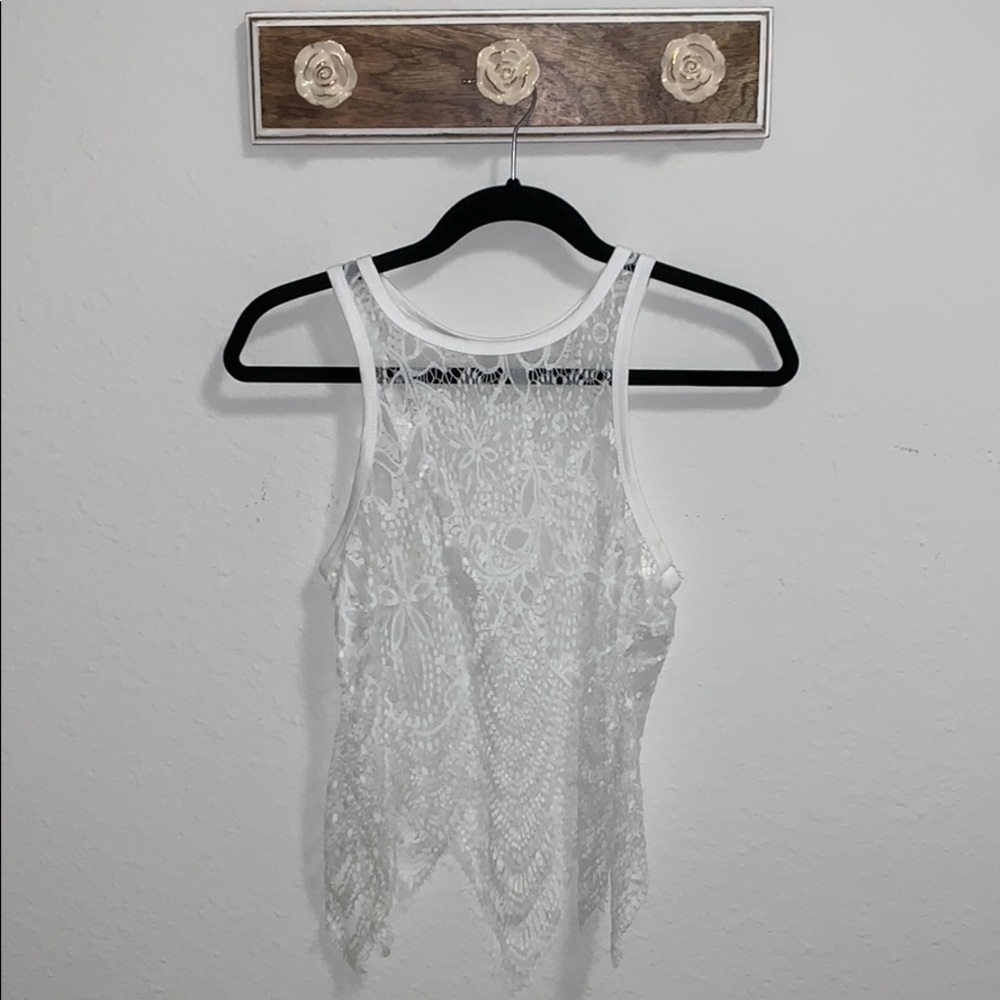 Lace tank top